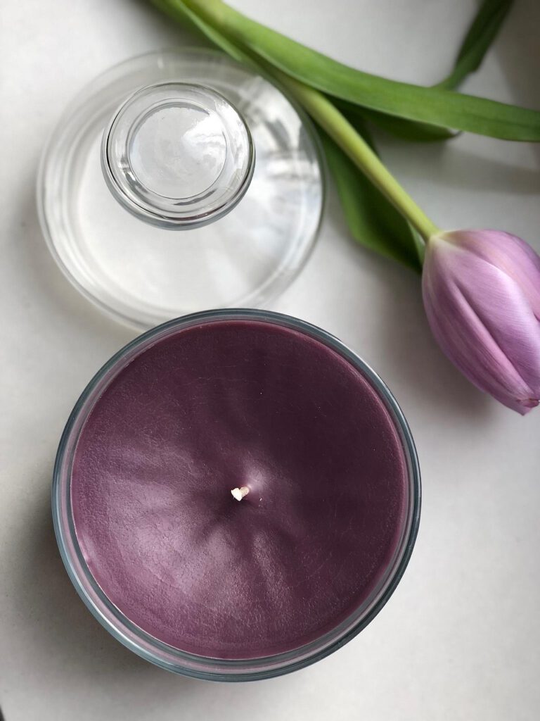 jar, can, glass, candle, tulip